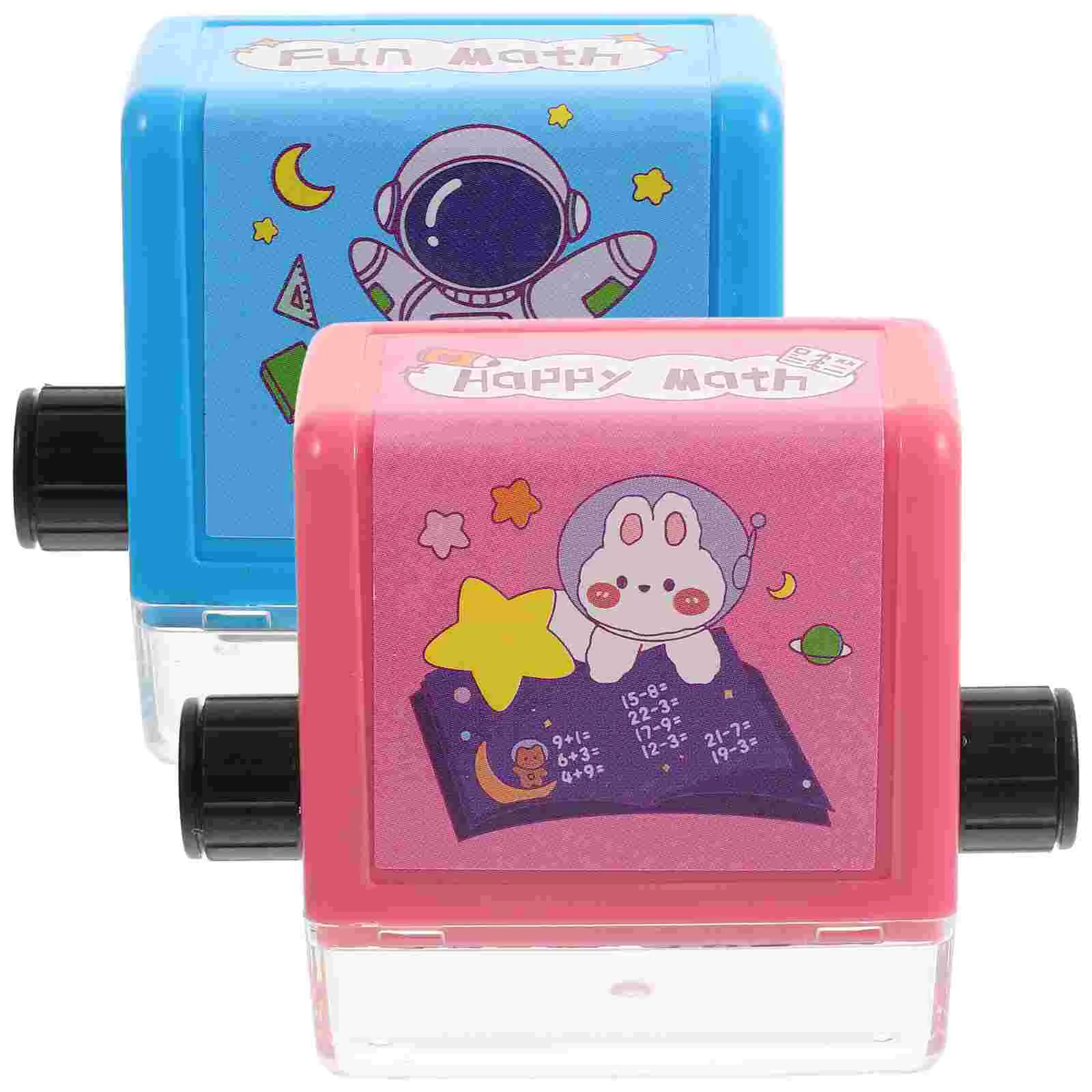 

Math Stamp Roller Teaching Practice Addition Stamps Subtraction Tool Stamper Kids Toy Learning Rollingstamping Supplies Digital