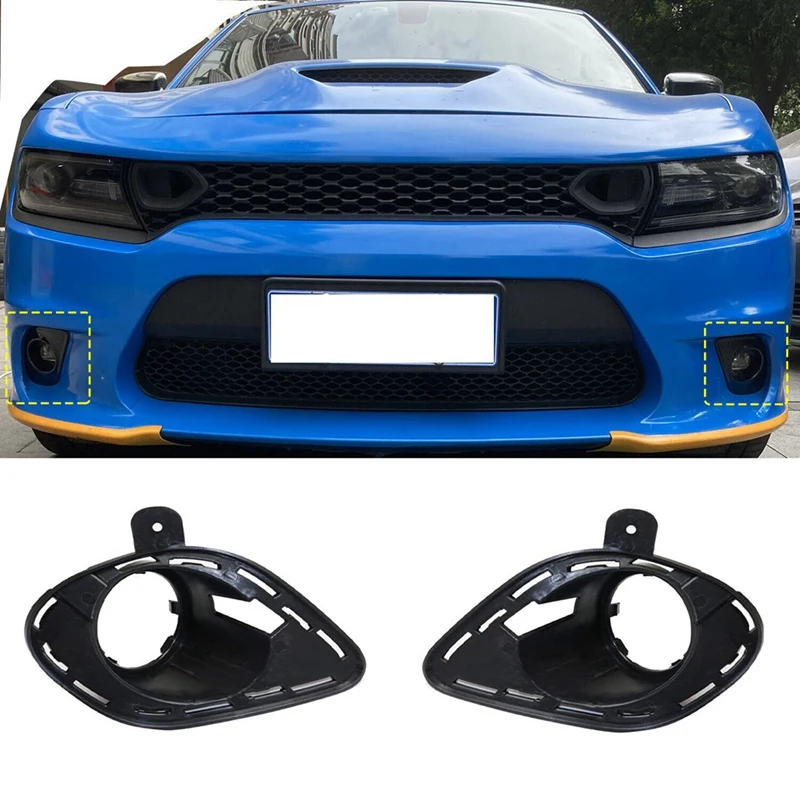 For 2015-2022 DODGE CHARGER Fog Lamp Light Bracket Cover Black 68280431AA 68280430AA images - 6