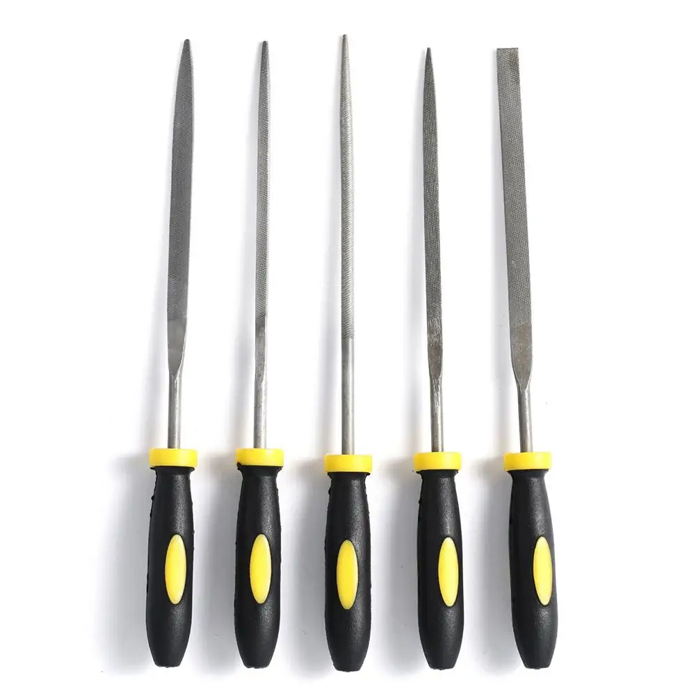 

5Pcs Guitar File Fret Files Grinding Repair Filing Tool Set Luthier Repair Tool Guitar Repair Guitar Ukulele Woodworking Files