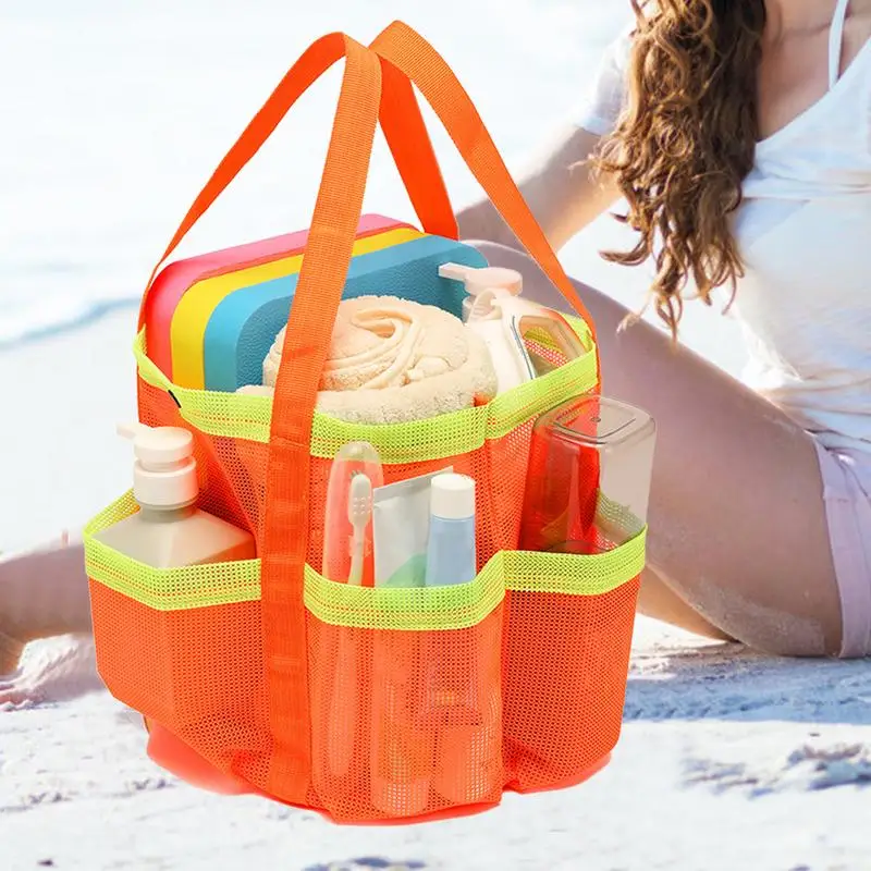 Портативная Сетчатая Сумка для душа быстросохнущая сумка органайзер туалетных