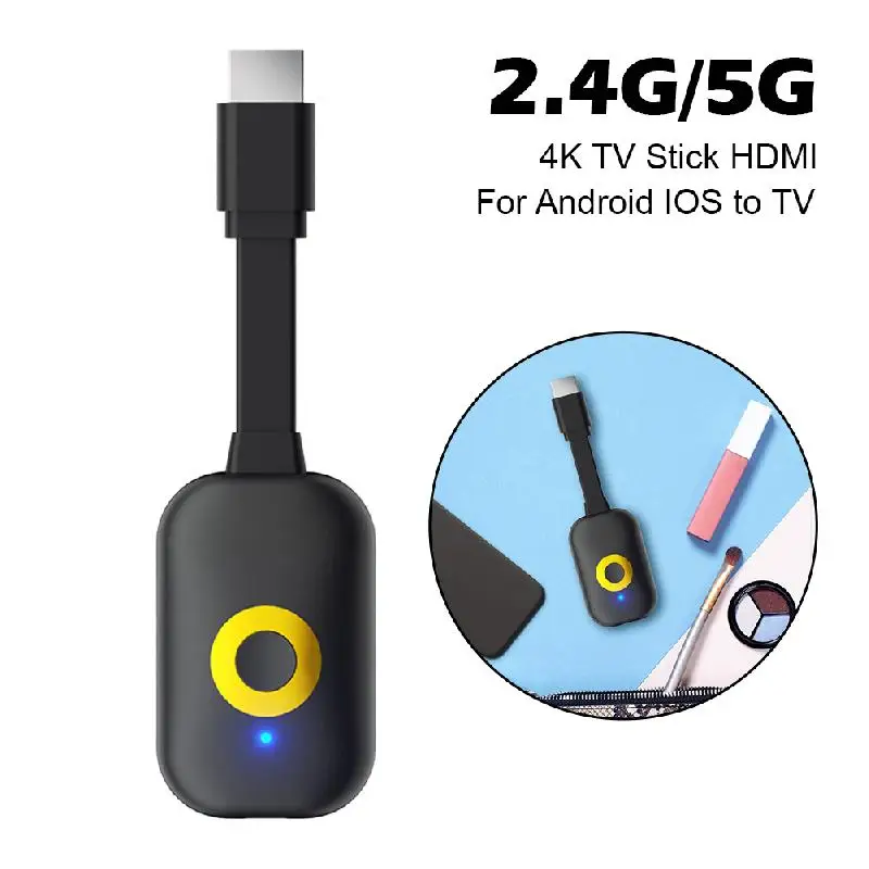 2 4G/5G беспроводной Wi-Fi дисплей ТВ-ключ приемник HDMI адаптер 4K ключ Mirascreen TV Stick для