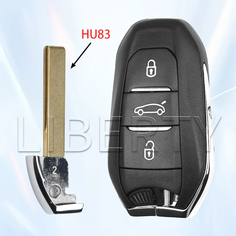 

Смарт-брелок Liberty Proximity с дистанционным управлением, 433 МГц, 46/4A, чип для Peugeot 208 308 3008 508 5008 Citroen C4 C4L DS4 DS5 HU83/VA2