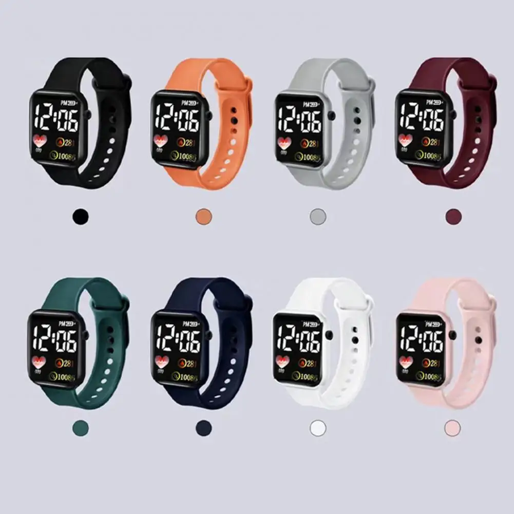 LED digital watch sports women's waterproof women's smartwatch fashion casual men's fitness electronic watch
