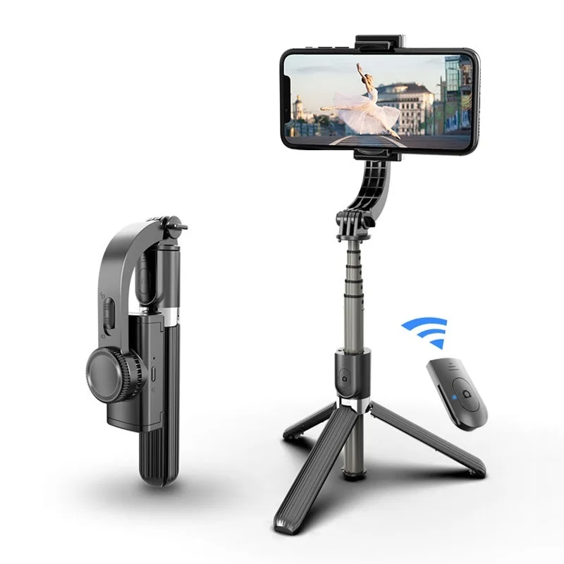 

NEW Upgraded Gimbal Smartphone Stabilizer with Automatic Balance Selfie Stick Tripod Bluetooth Remote for phone Action camera