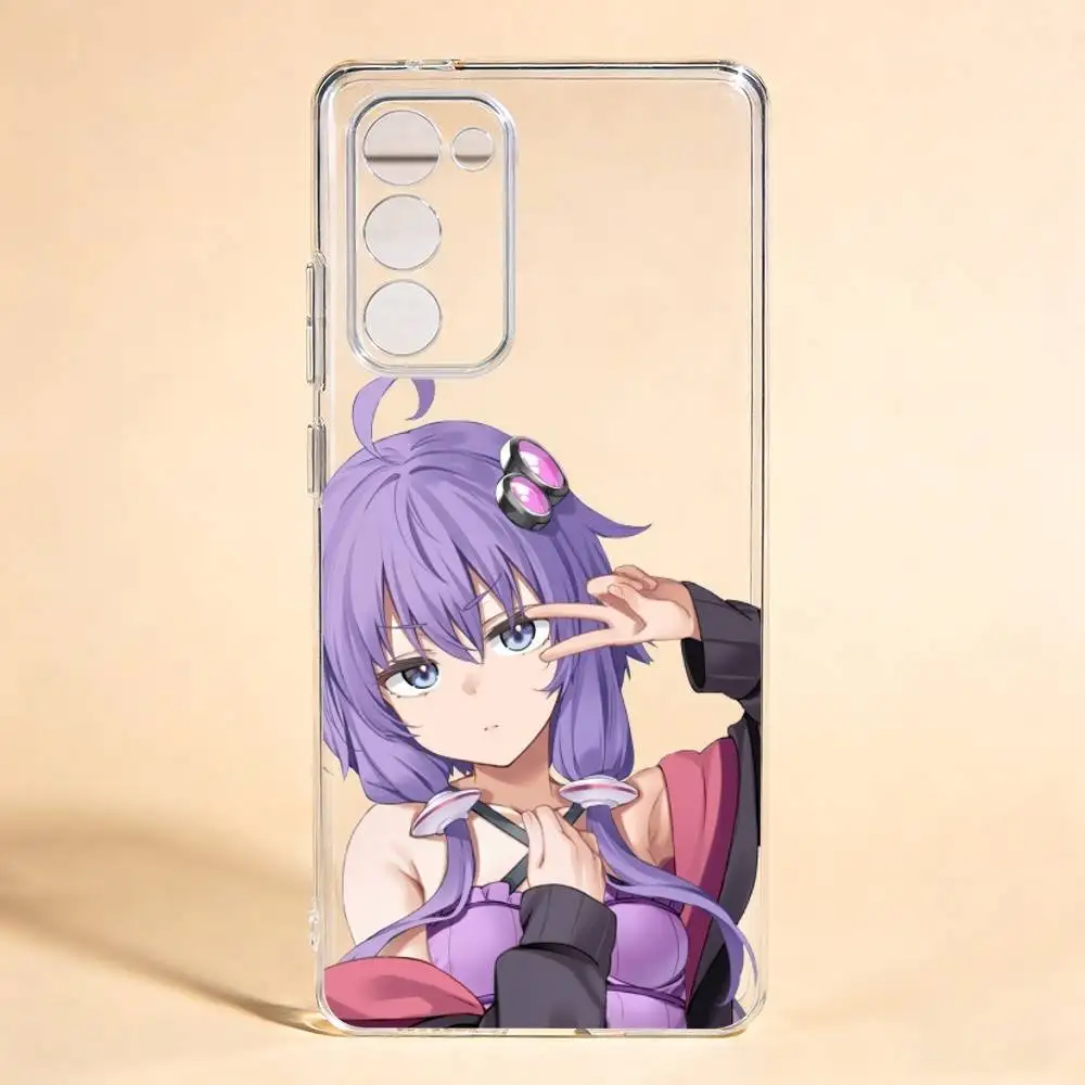 Фото Прозрачный чехол Yuzuki Yukari Cute для Samsung Galaxy S24 S25 S23 S22 S21 №1
