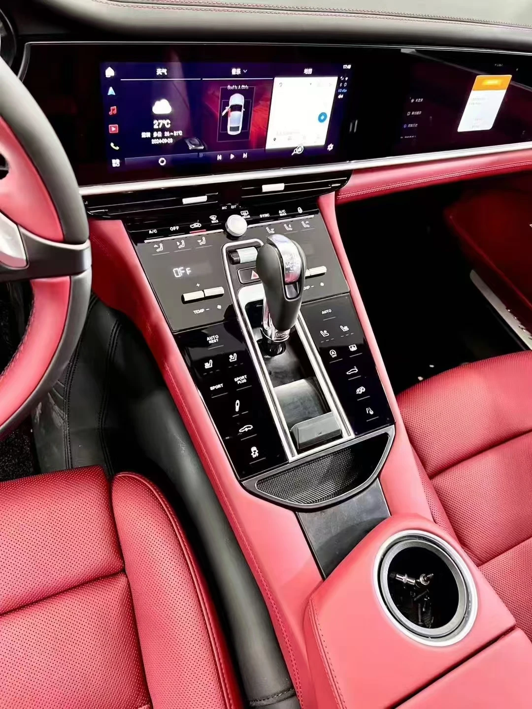 Carplay для Porsche Panamera 970 обновленный интерактивный двойной экран 12 3 дюйма + 11 4 8 128 Android