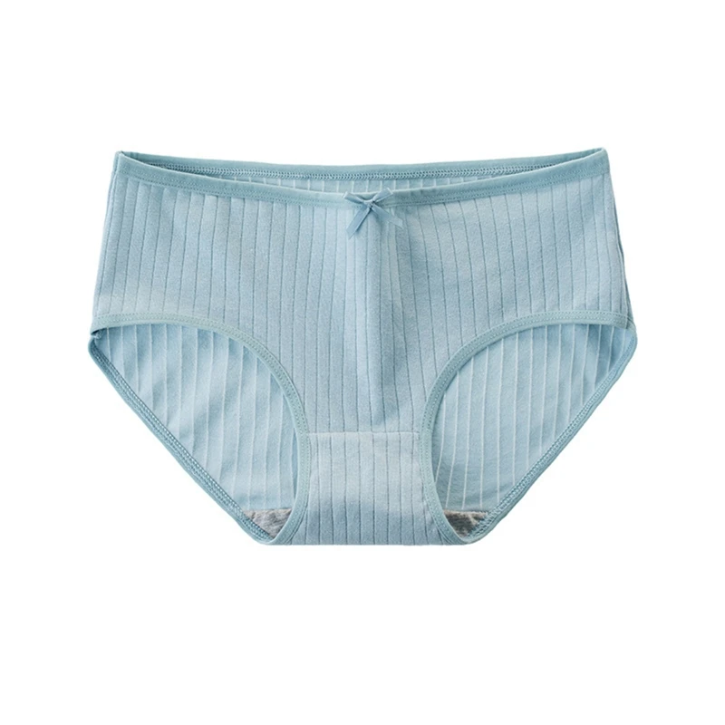 

Женские трусики со средней посадкой, дышащее хлопковое эластичное нижнее белье, однотонные трусики F3MD