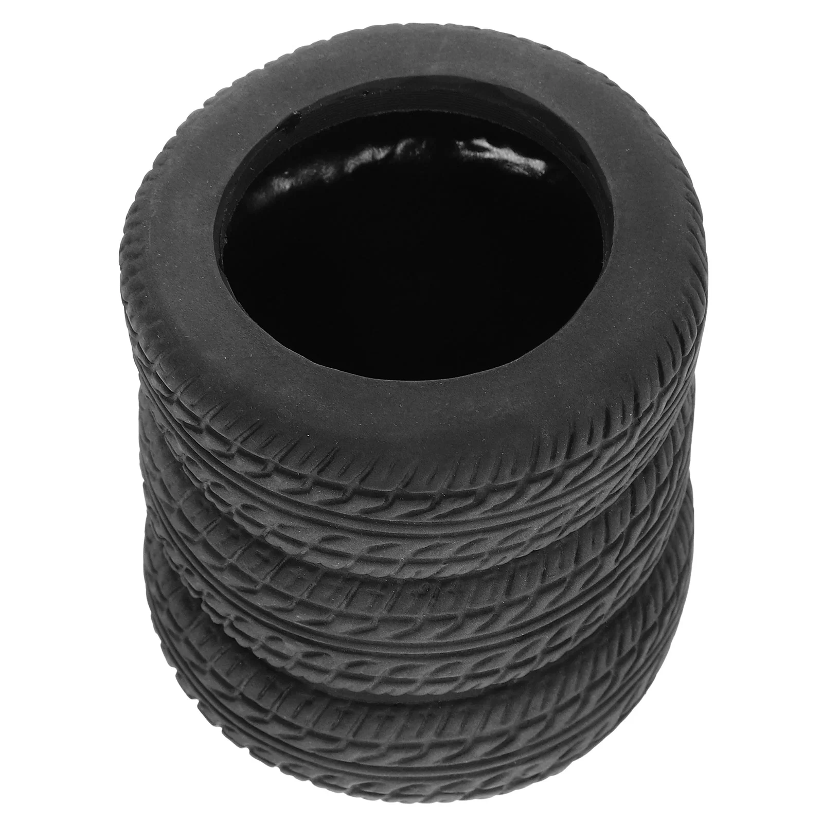 

Tire Shaped Pen Holder Organizer Makeup Brush Air Desk Plastic Office Brushes