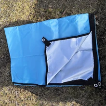 초경량 타프 미니 태양 쉘터 차양 캠핑 매트 텐트, 발자국 210T 옥스포드 210x140cm