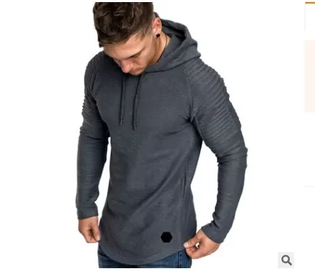 

New2022 Brand Fashion Mens Hoodies Men Solid Color Hooded Slim Sweatshirt Mens Hoodie Hip Hop Hoodies Sportswear Tracksuit