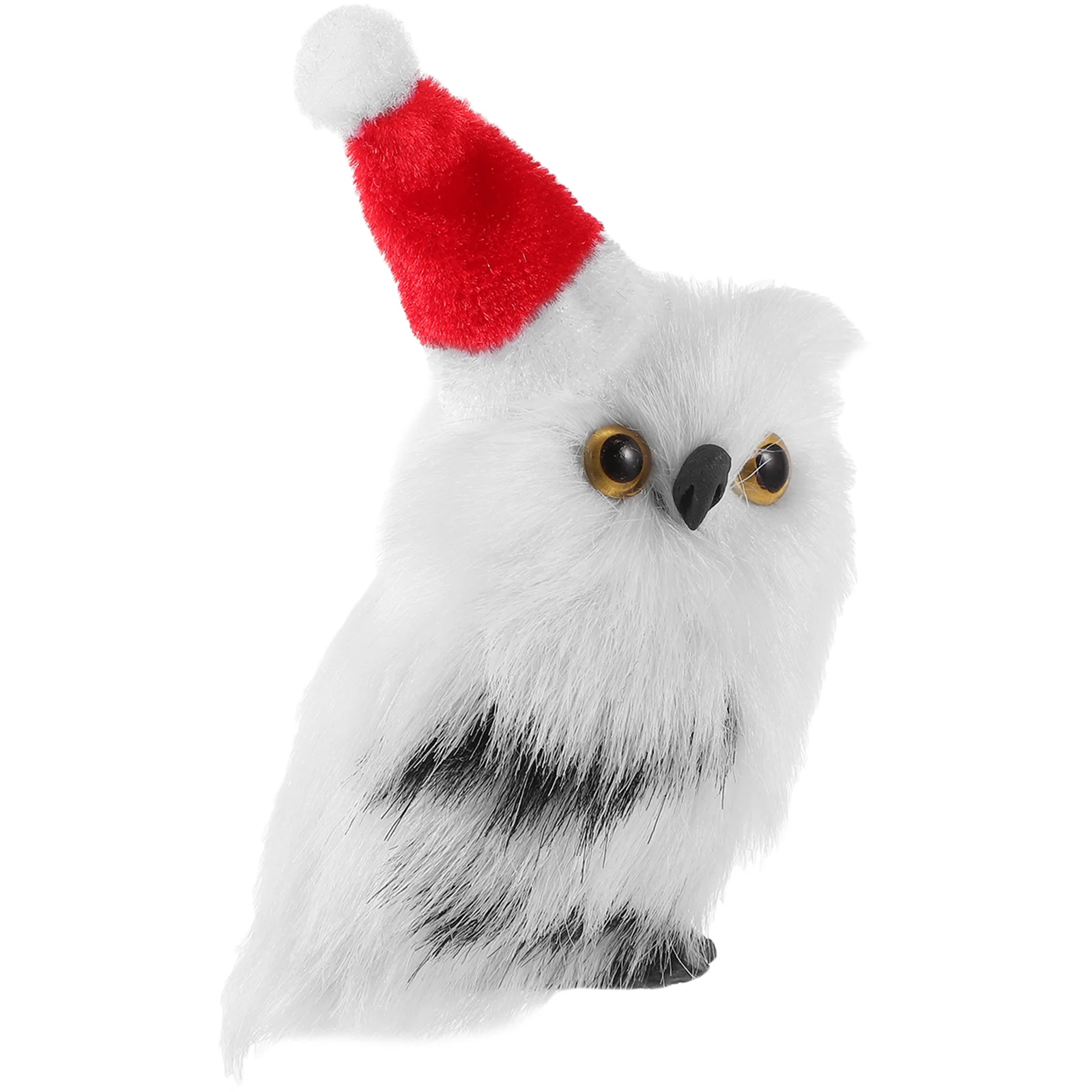 

Owl Ornament Plush Animal Decorations Christmas Tree Holiday Plastic Pendant