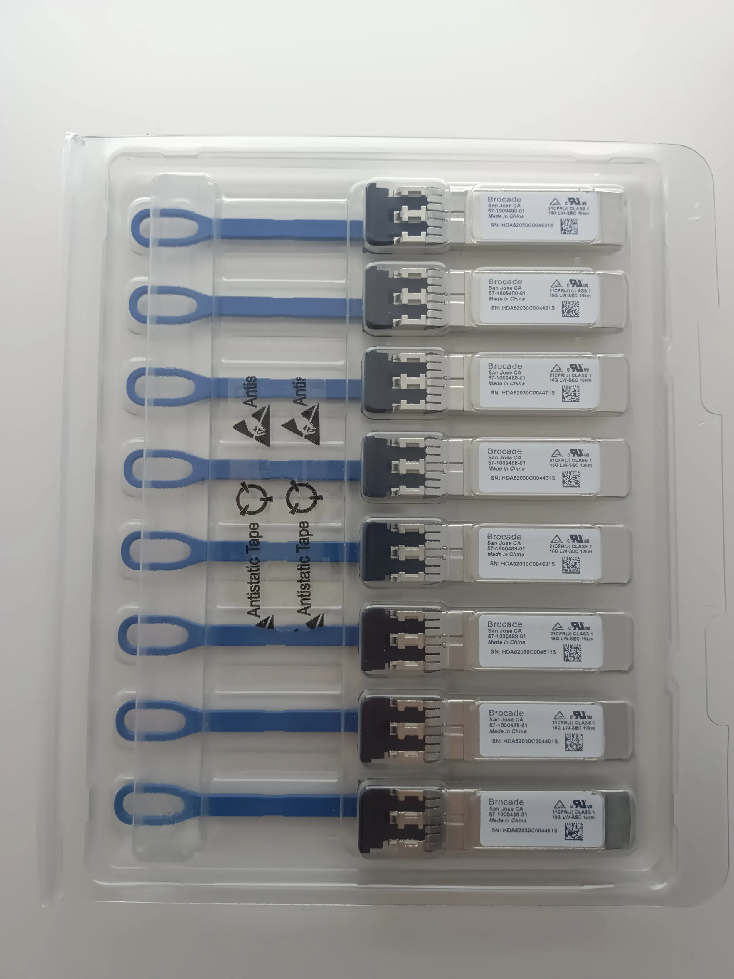 Module Brocade 16gb 10km SFP Transceiver/57-1000488-01 LW 16G SFP+ 1310NM 10KM Optical Fiber Port Module