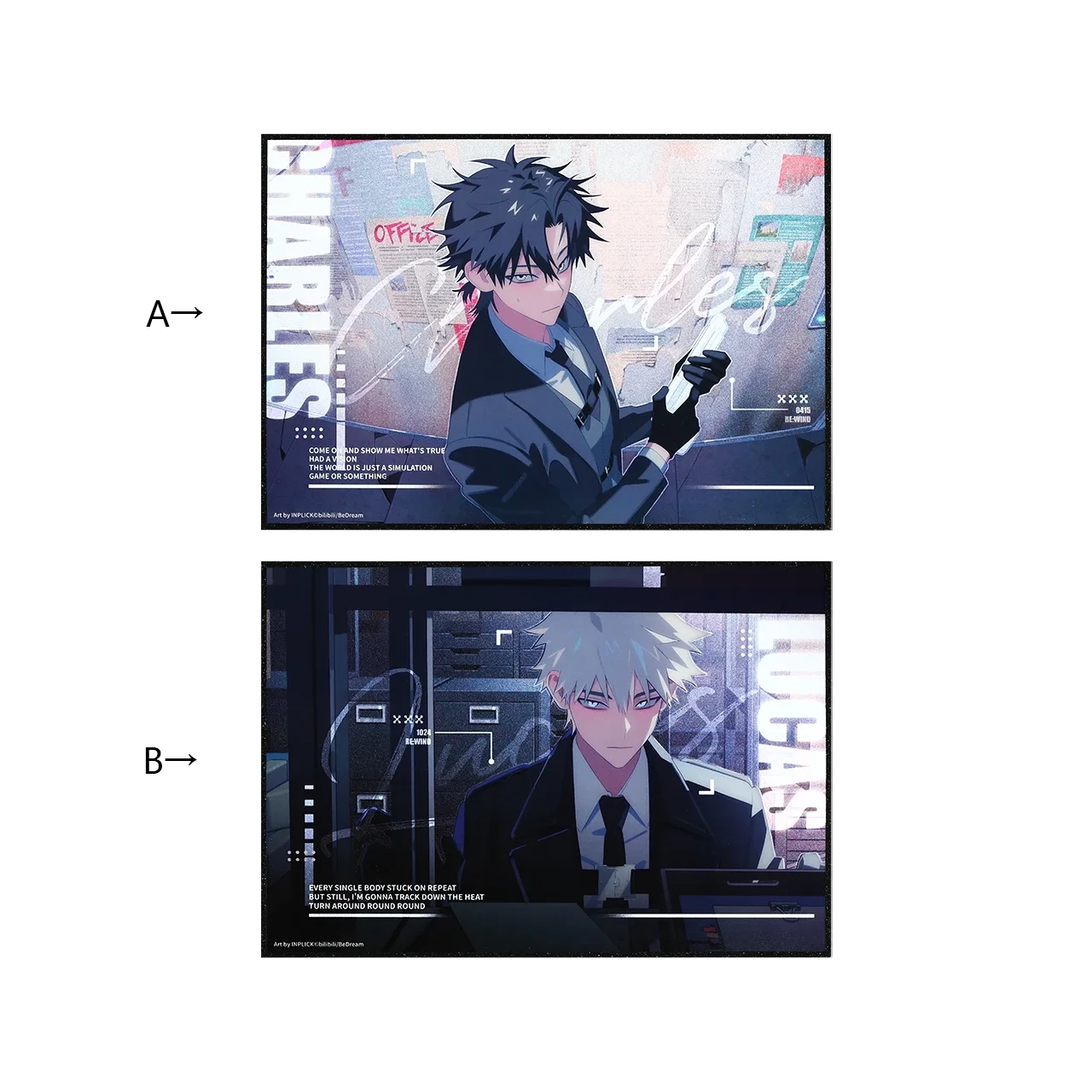 Фото Официальный мерч Sunsyea Link Click Shiguang Daili Ren: значок-брелок серии M.O.D RE:WIND с Джо Чарльзом Лукасом №4