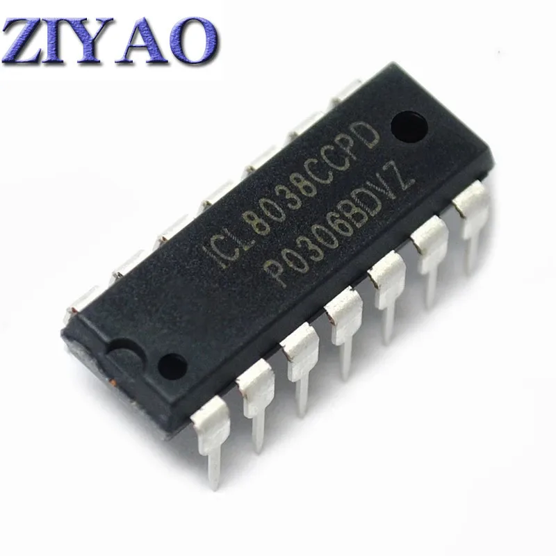

10 шт./лот ICL8038CCPD ICL8038 DIP-14 в наличии