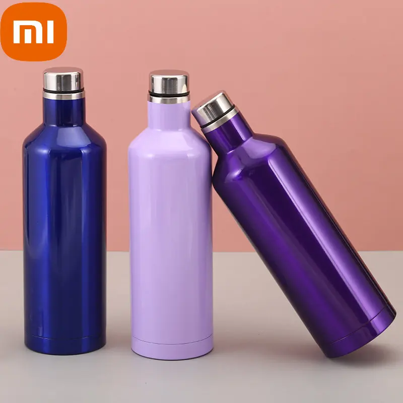 Thermos 304 Stainless Steel Red Wine Bottle Bottle Keeps Cold Double Vacuum Outdoor Sports Thermal Water Bottle