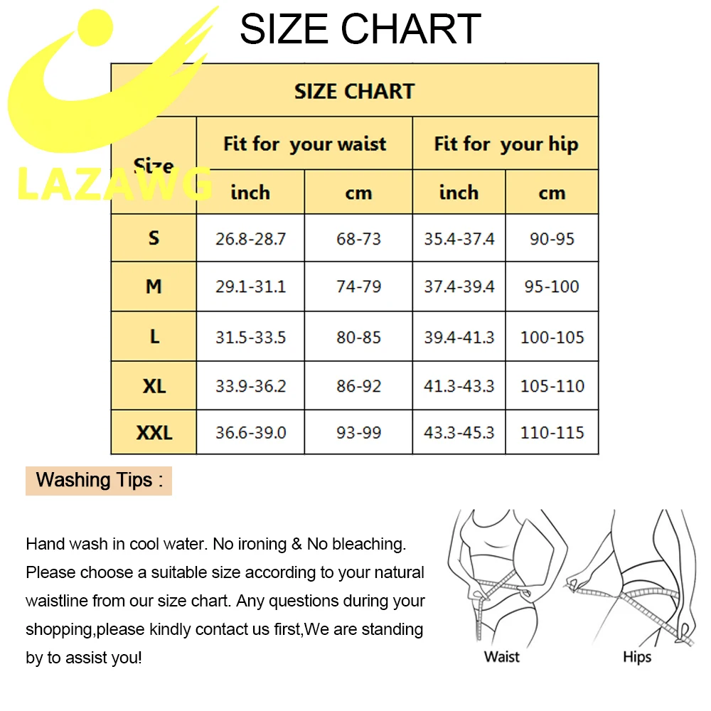LAZAWG Seamless Shapewear for Women Tummy Control Body Shaper Panties Slim Waist Cincher Short Fajas Colombianas Underwear