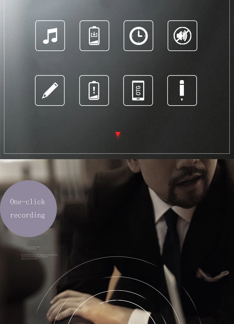 Профессиональная записывающая ручка портативный диктофон для конференций