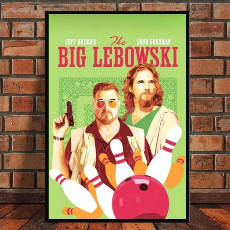 The Big Lebowski (1998) классический фильм плакат Обложка фото холст печать квартира