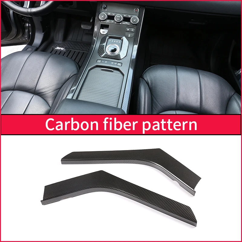 

Для Land Rover Range Rover Evoque 12-18 декоративные полоски центральной консоли автомобиля, отделка ABS, боковая защита центрального управления, аксессуары