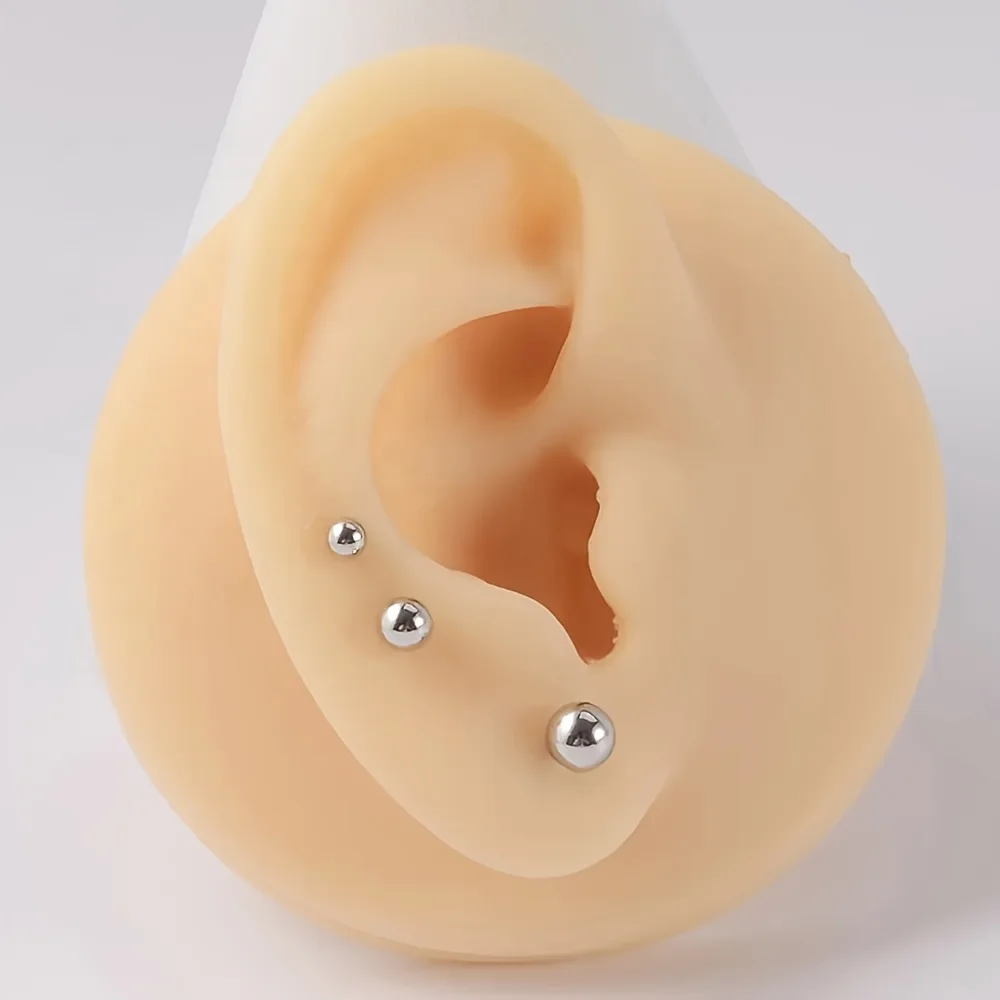 3 шт./лот шариковые серьги из нержавеющей стали для пирсинга козелка и хряща