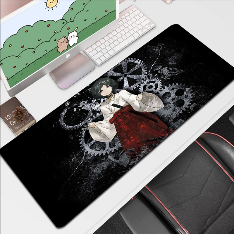 

Computer Mouse Pad Gamer Steins;Gate Keyboard Desk Mat Pc Cabinet Gaming Accessories Mousepad Xxl Anime Large 900x400 Carpet