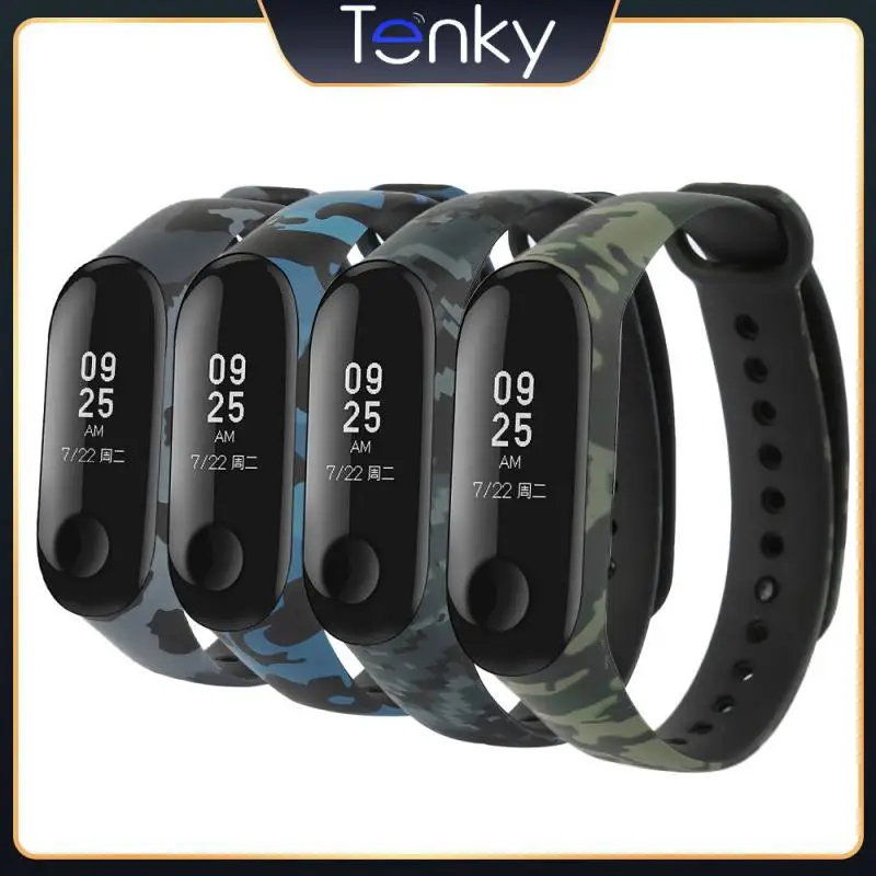 

Ремешок для Mi Band 3, сменные силиконовые аксессуары для Mi Band 3, разнообразные ремешки на запястье для смарт-браслетов Mi 3, 4 цвета