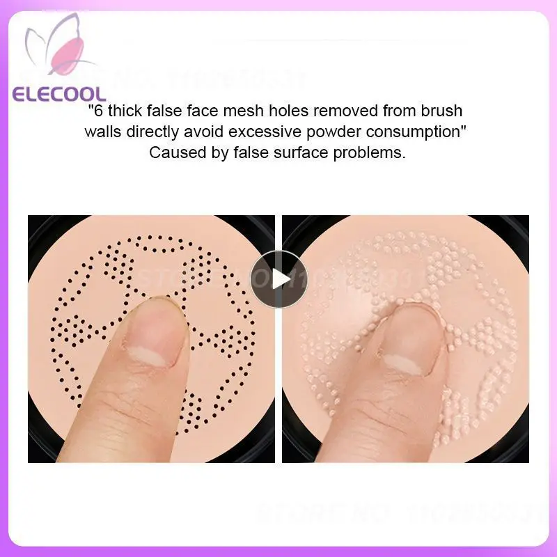 

Air Cushion BB Cream Whitening Concealer Oil Control Make Up With Mushroom Puff Moisturizing Natural Beginner Face Makeup TSLM2