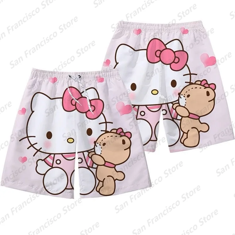 Летние шорты с принтом Минни Маус Диснея для девочек от 1 до 3 лет полиэстер