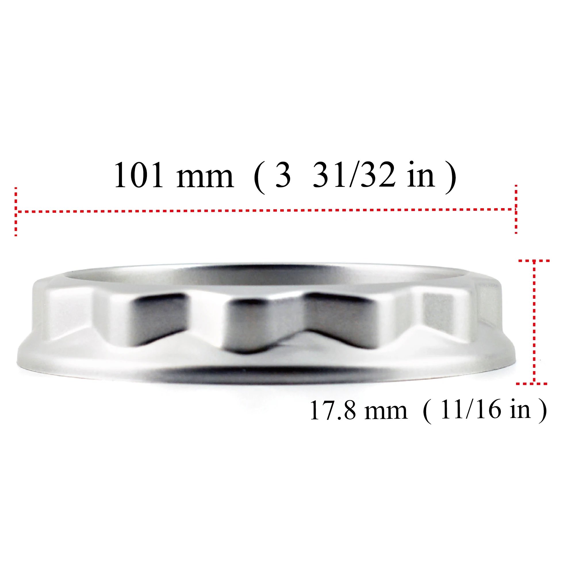 4pcs 101mm Wheel Center Caps Hex Nuts For RS RC RSII Rims Cover 09.24.383 Refits Styling Car Hub Cover Carbon Fibre Silver (art.: 3a35c0a2c8d) - 3a35c0a2c8d