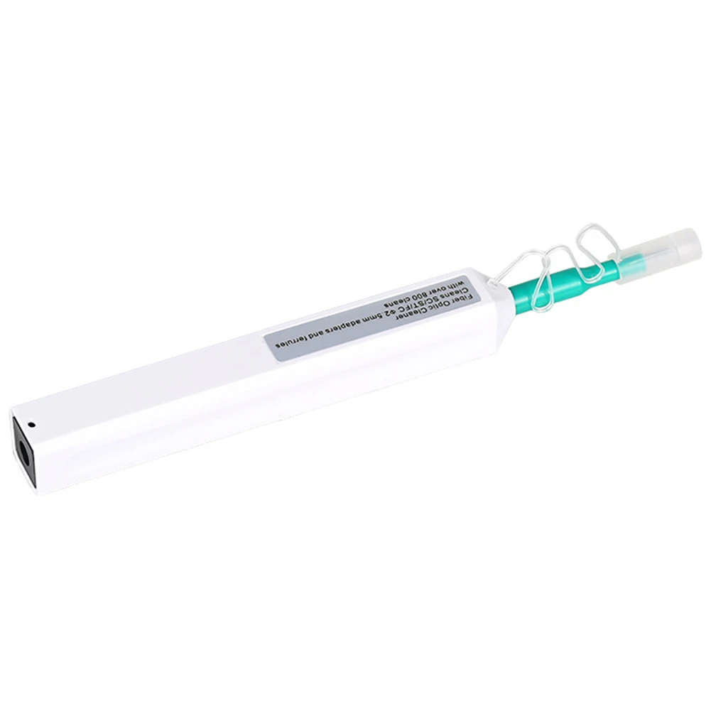 

Tool Connector Fiber Optic Cleaner 2.5mm 1.25mm Adapters One Click Portable Resin Universal End Face Disposable Pen Shape SC LC