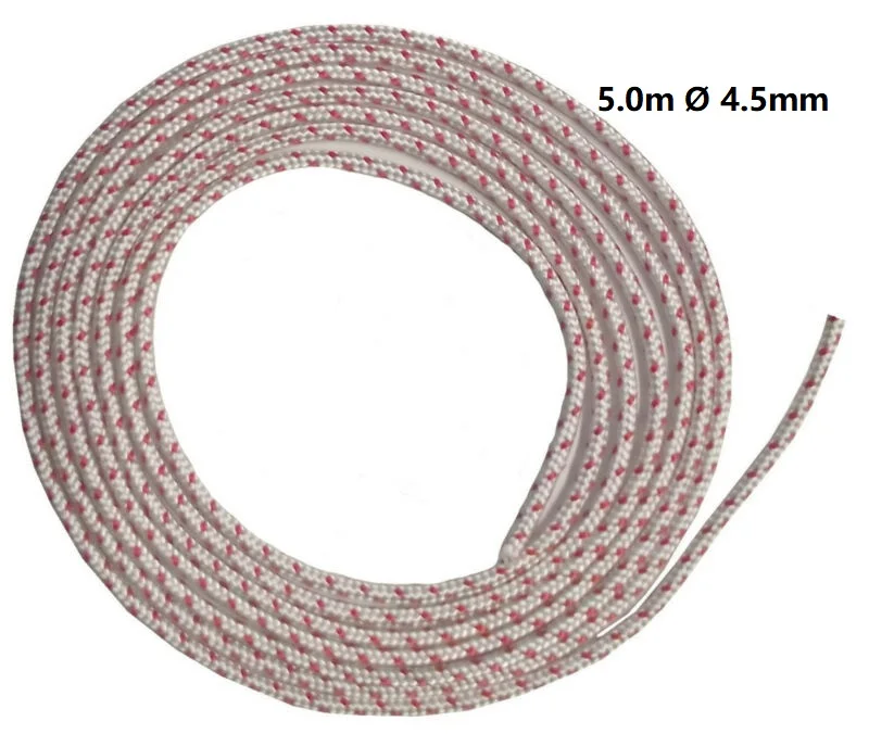 

Garden Starter Rope Pull Cord 5.0m Ø 4.5mm Accessories Easy Installation