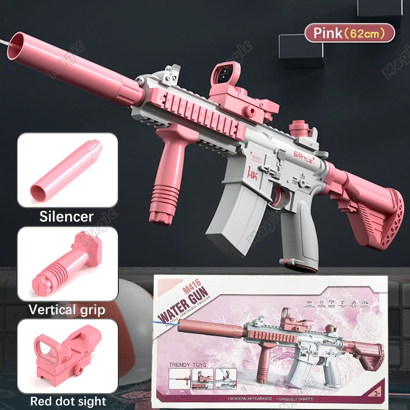 M416 Электрический Автоматический Водяной Пистолет Большая Емкость Распылитель