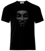 v for vendetta mask anonymous inspired t shirt summer cotton short sleeve o neck mens t shirt new s 3xl