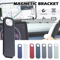 1 pcs car phone holder magnetic touch screen side phone mount adjustable monitor expansion bracket for tesla model 3 y x s