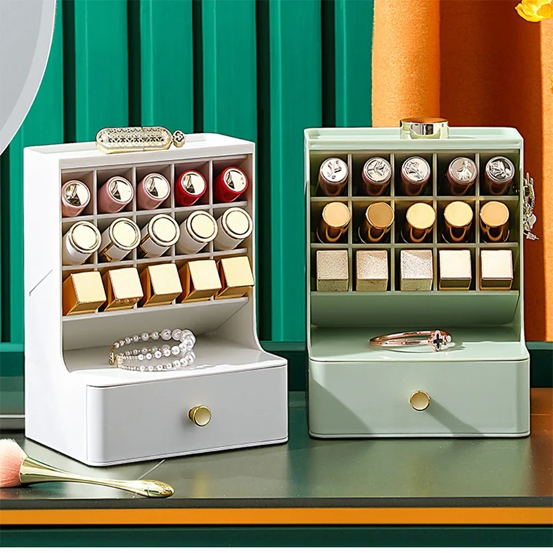 Трехуровневый Настольный органайзер для косметики ванной вместительная