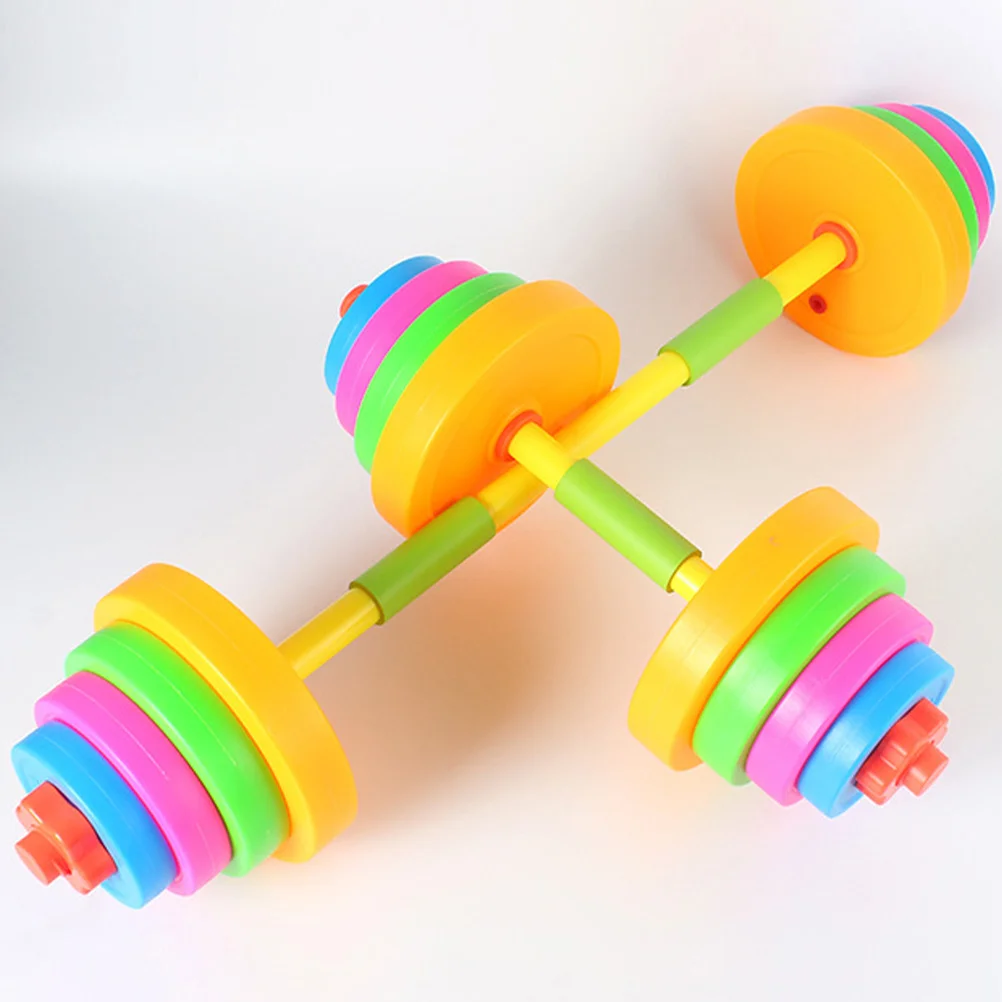 

Kids Barbell Pre-school Arm Exercise Toy Dumbbell Plastic Plaything Small Weights Women Workout Equipment Child
