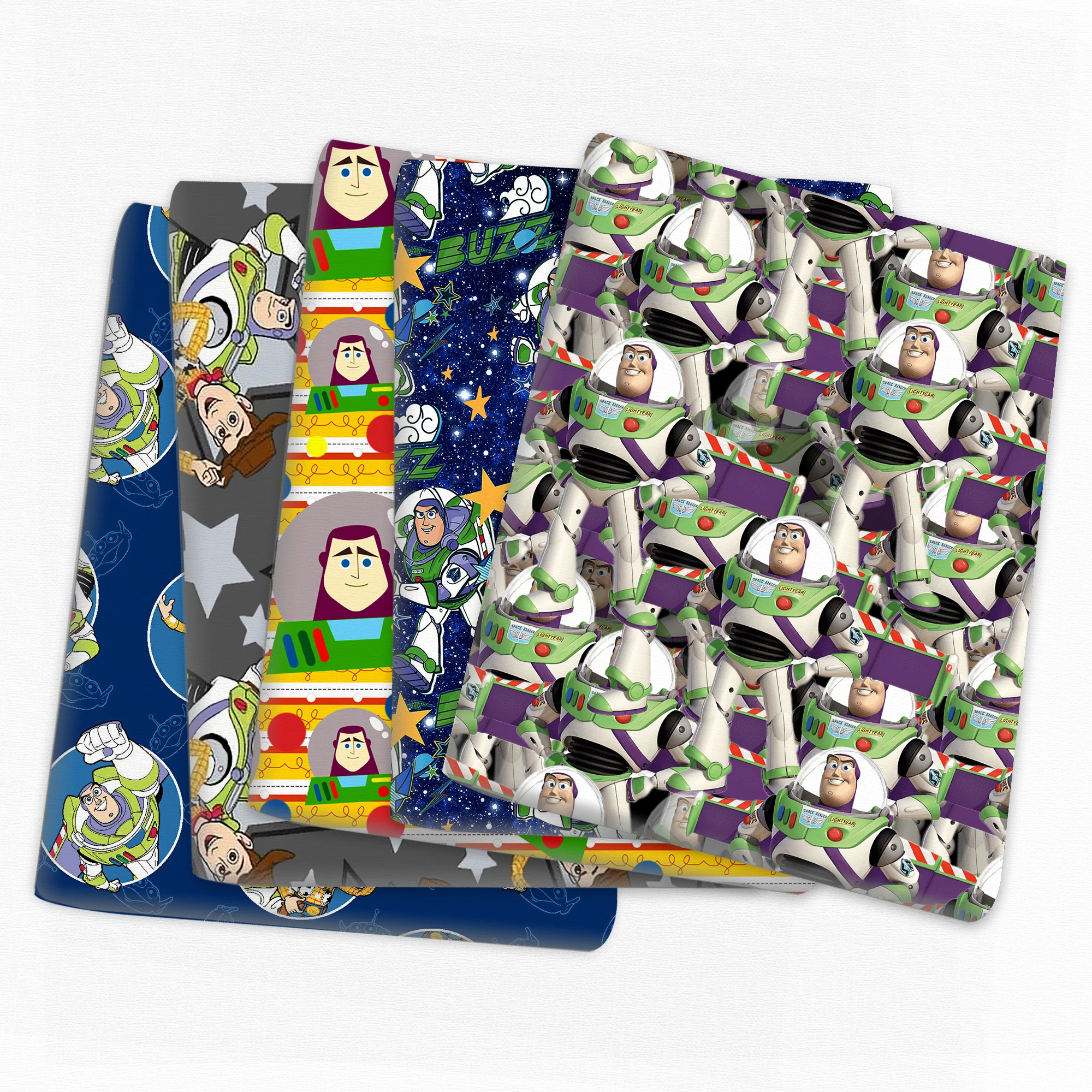 Disney Buzz Lightyear Toy Story 50*145cm Polyester Cotton Fabric Sewing Quilting Fabric Needlework Material DIY Handmade