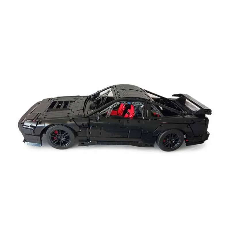 Фото Строительный автомобиль 180SX/240SX масштаб 1:8, модель спортивного автомобиля, 4183 шт., детский подарок на день рождения «сделай сам», рождественская игрушка MOC-104190 №3