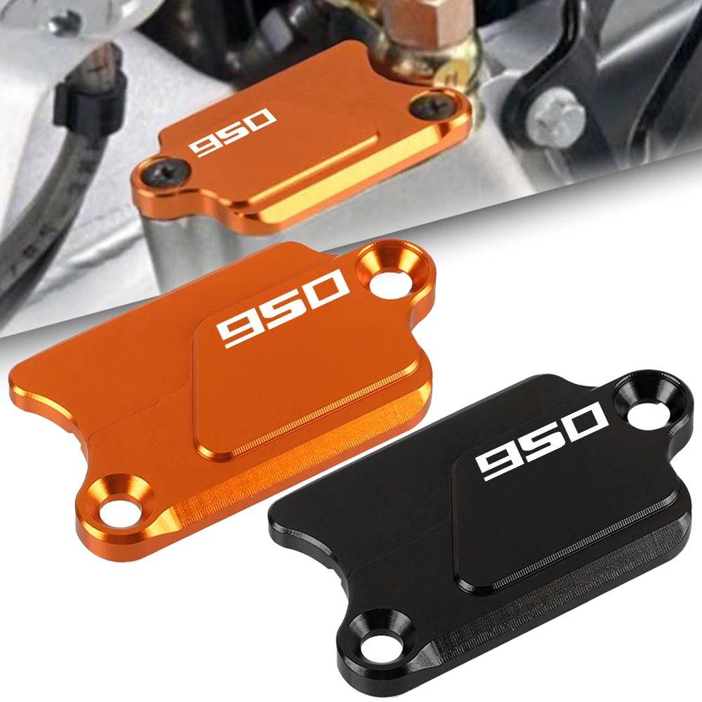 

Motorcycle Accessories CNC Rear Brake Fluid Reservoir Cover Cap For KTM 950 SUPERMOTO ADVENTURE/S/R SUPER ENDURO ADV 2003-2007