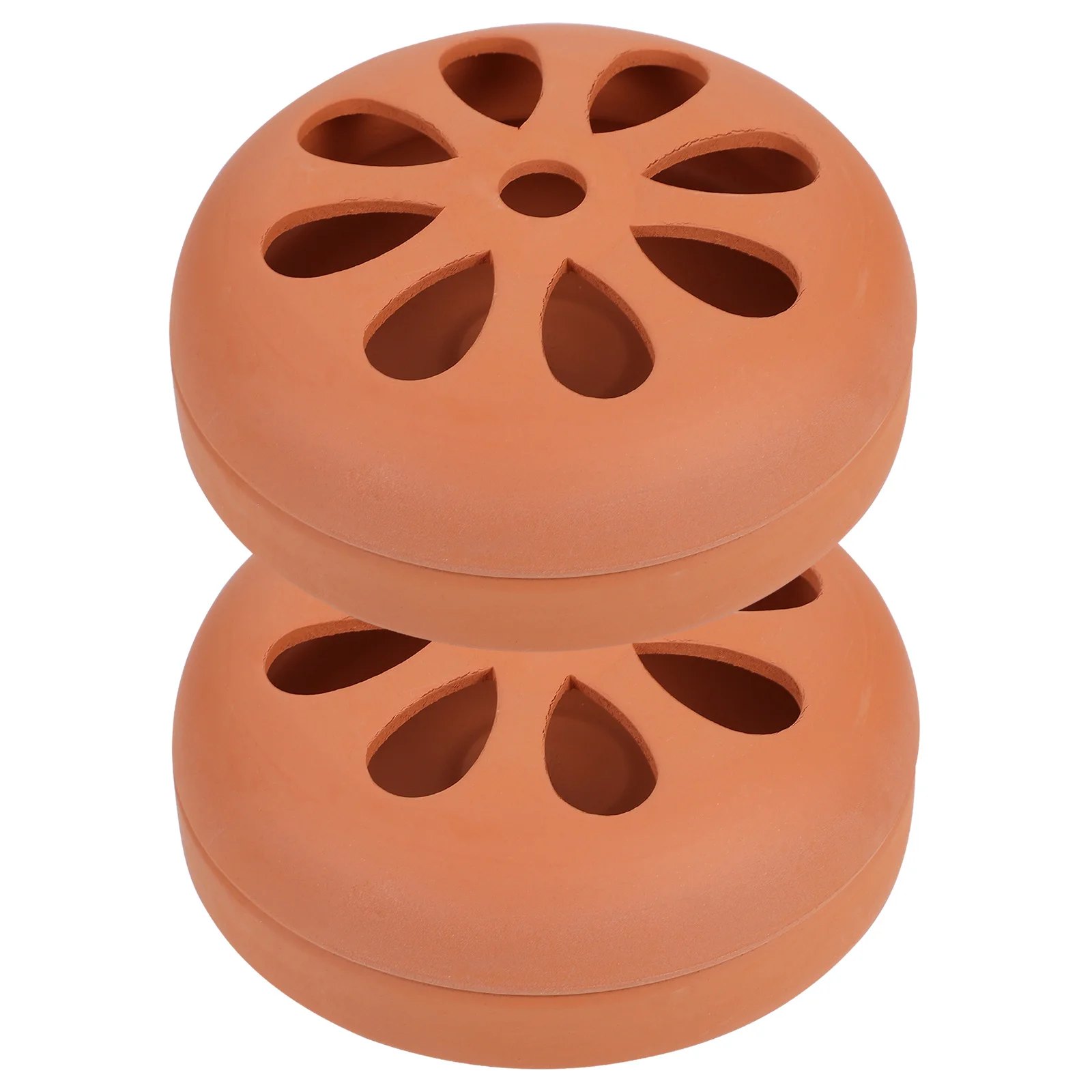 

2Pcs mosquito rack Round Terracotta Holder Fragrance Coil Holder Portable Coil Burner Box for Home Garden Patio Camping burner