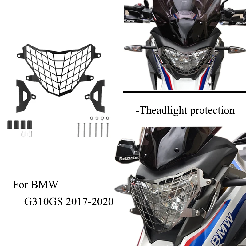 

MTKRACING For BMW G310GS G310gs g310gs Headlight Grille Decorative Protective Cover Protective Cover 2017-2020