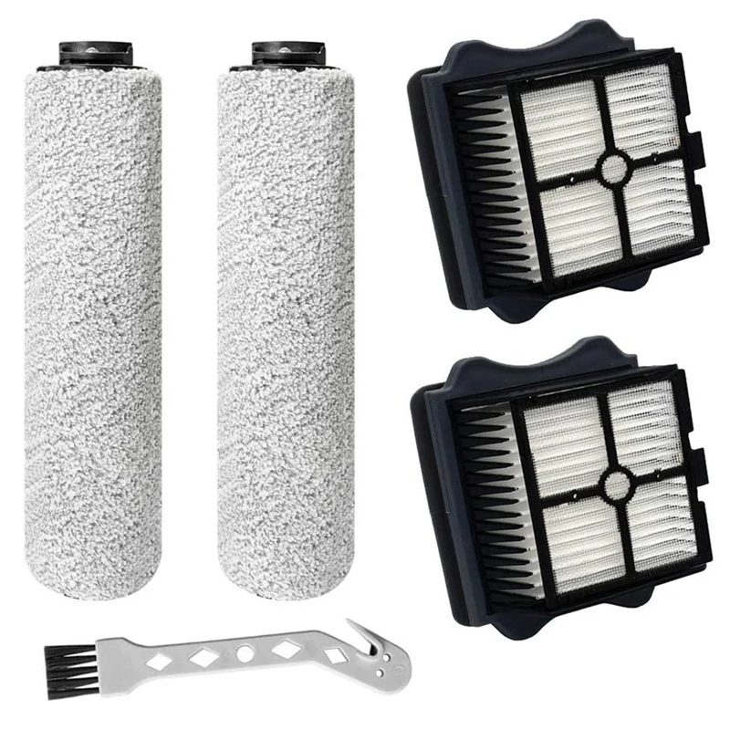 

HEPA Filter Roller Brush For Tineco Floor One S3, Ifloor 3 Mop Vacuum Cleaner For Wet And Dry Floors
