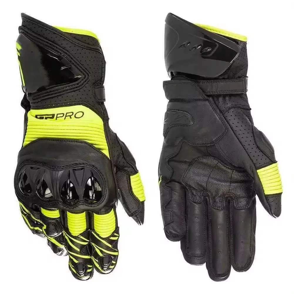 Кожаные длинные мотоциклетные перчатки Gp PRO R3 4 цвета