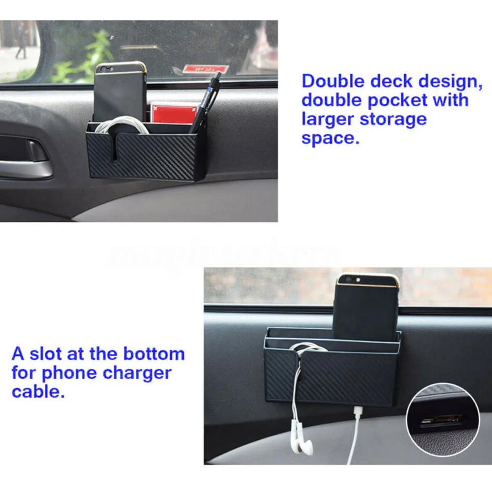 Pocket Bag Storage Box Reusable 15x8x3.1cm Accessories Inner Organizer