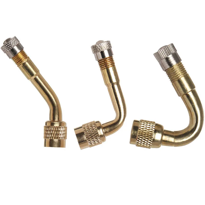 

45/90/135 Degree Air Tyre Valves For Truck Motorcycle Cycling Accessories Adapter Car Valve Extension Stem Brass Air Tyre Valves