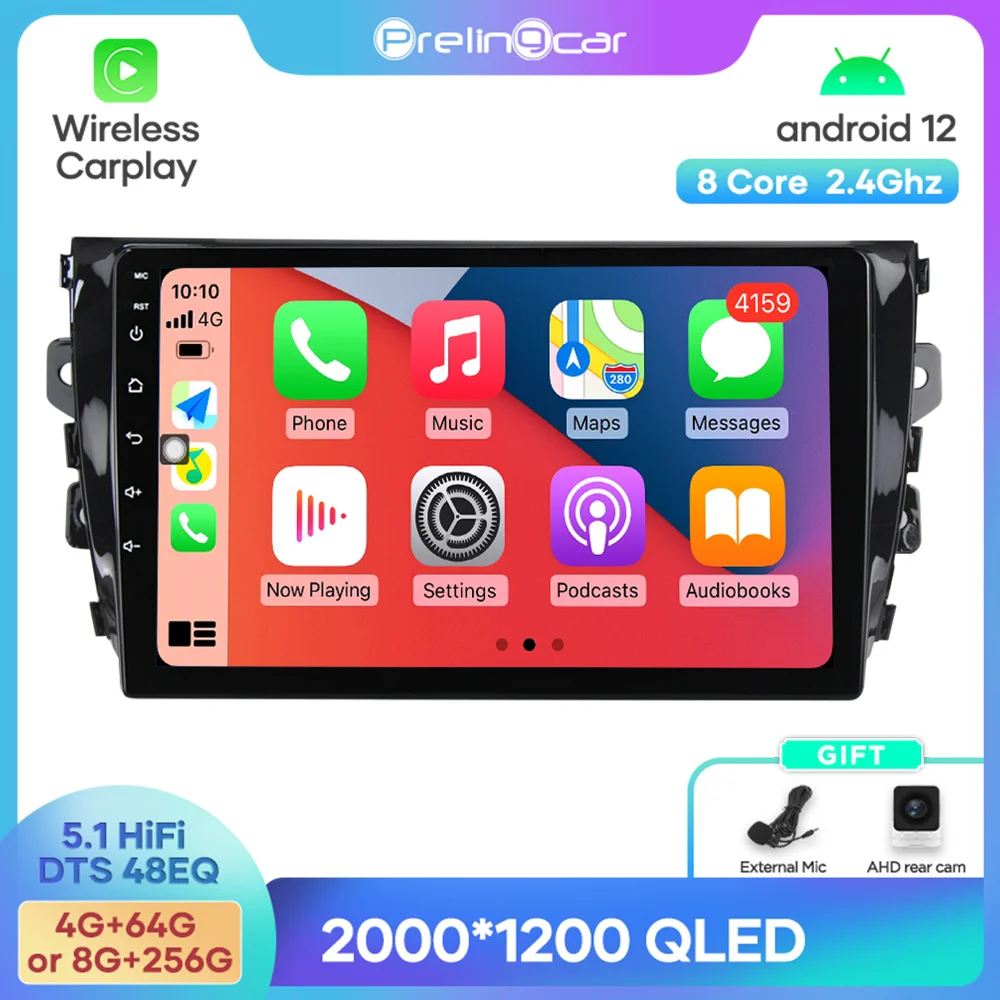 

Android 12 DTS Sound For Zotye T600 2014-2019 Years Navigation Multimedia Car Player Radio 2Din Stereo Bluetooth 48EQ