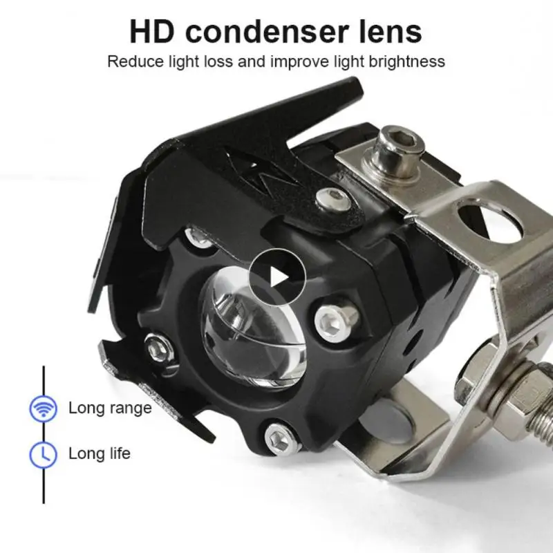 

Dual-color Far And Near Light Waterproof Durable Integrated Modified Lights Superbright Portable Car Supplies Aluminum Universal