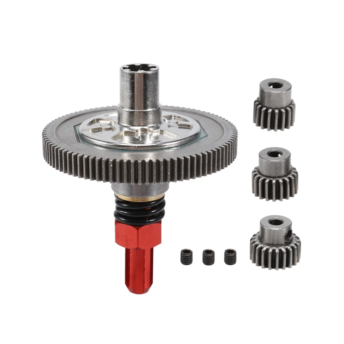 

91T Spur Gear Slipper Clutch 17T 19T 21T Gear Set for Arrma 1/10 Senton Granite Big Rock Vorteks Typhon Upgrade Parts, 1