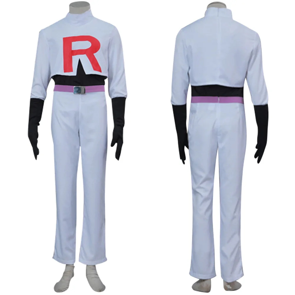 

Pokemen James Cosplay Costume Outfits Halloween Carnival Suit