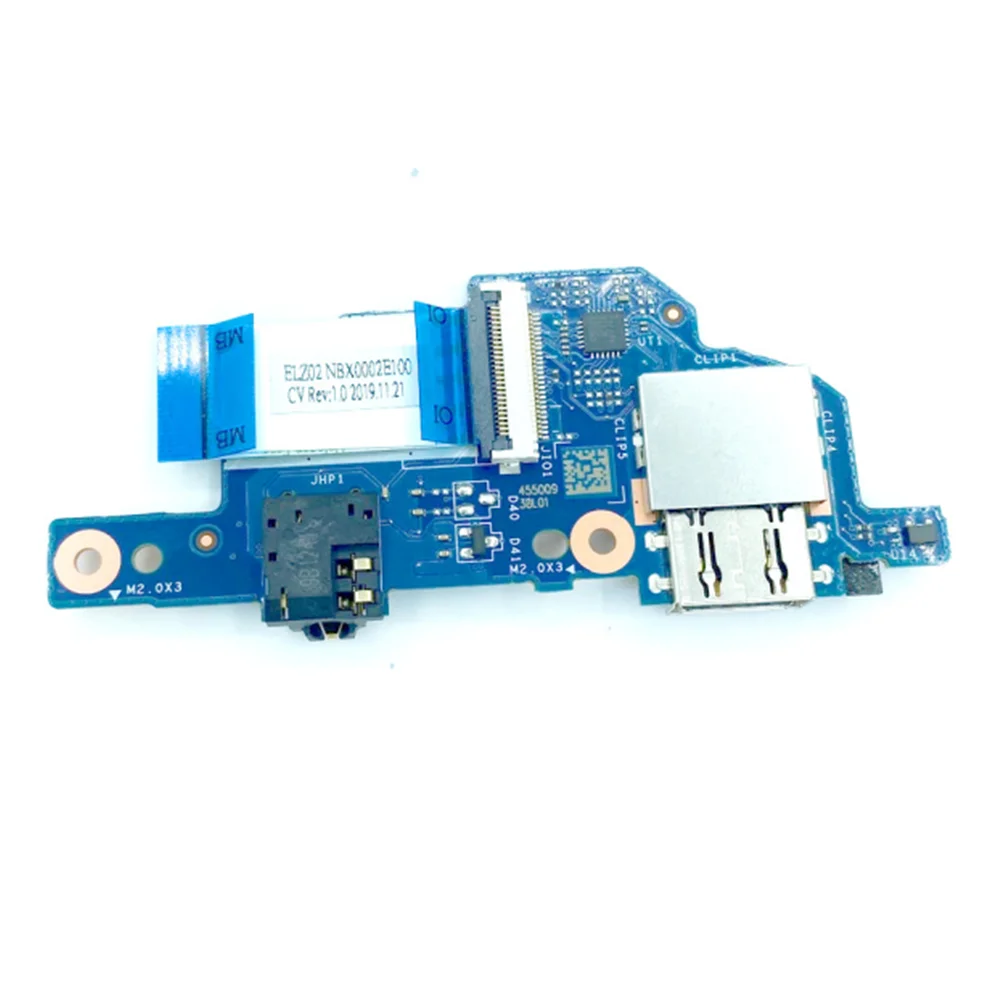 

Original USB Sub Card Board For Lenovo S530-13 S530-13IWL S530-13IML USB Audio IO board C 81J7 with FFC cable FRU 5C50S24873